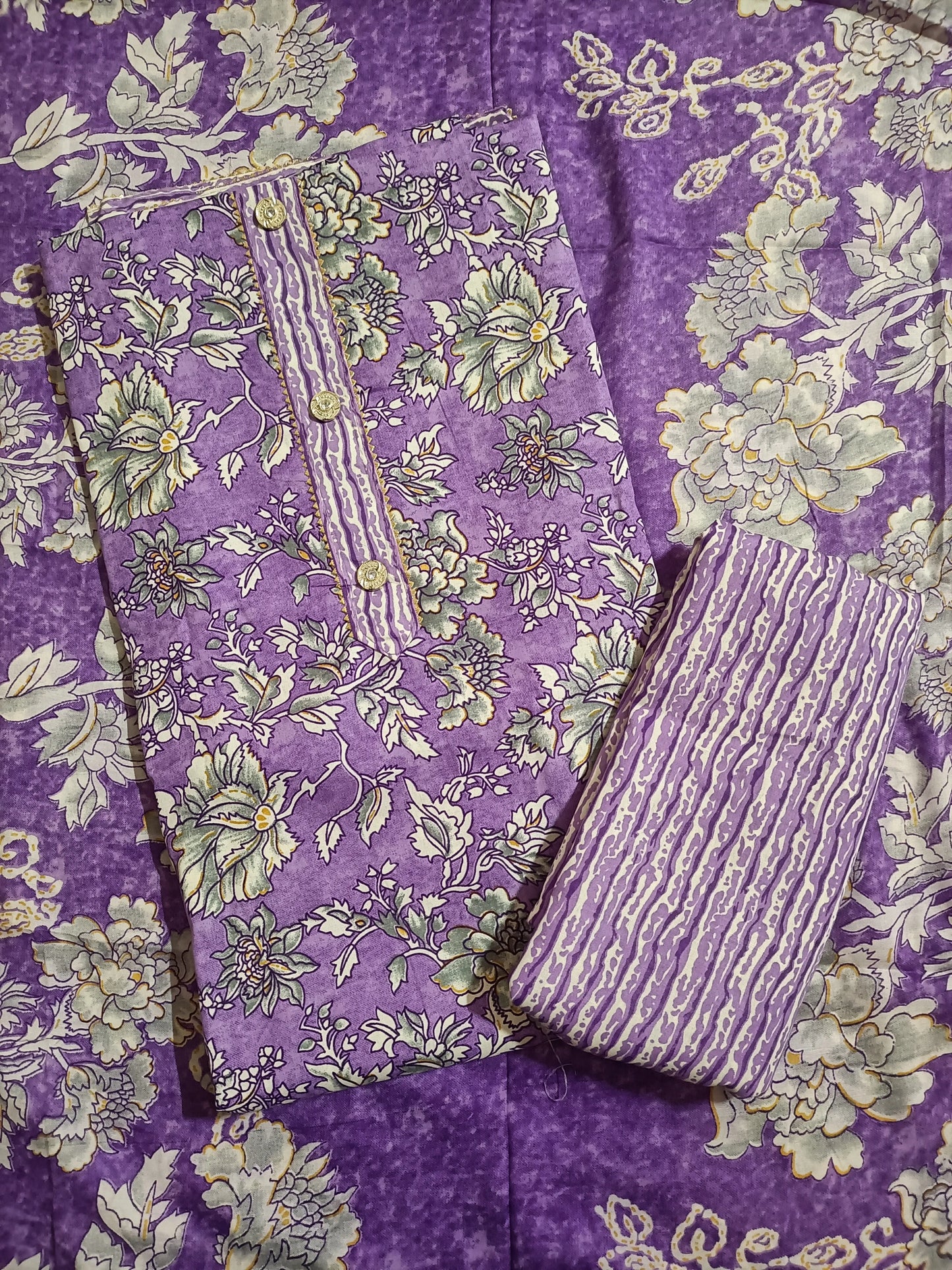 Cotton Salwar Suit Dress Material (Cotton, Unstitched)