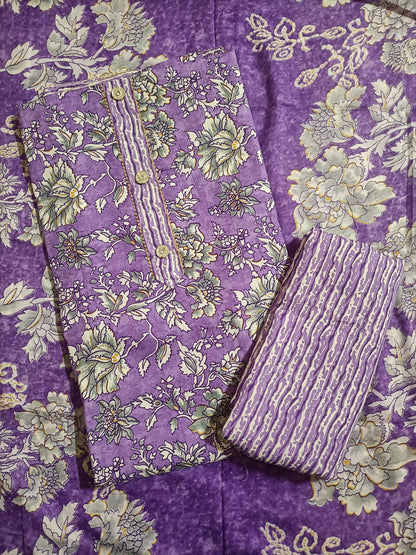 Cotton Salwar Suit Dress Material (Cotton, Unstitched)