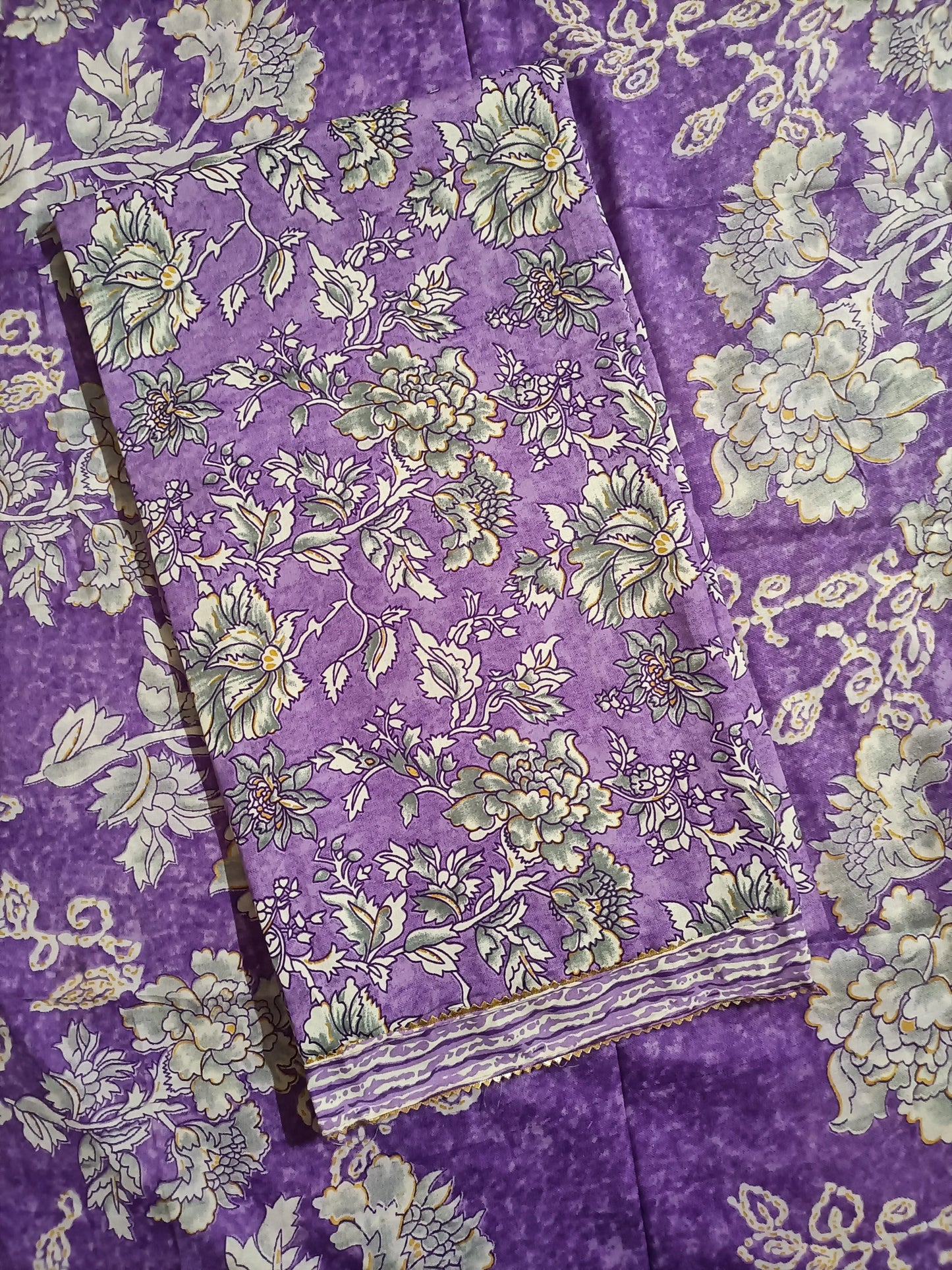 Cotton Salwar Suit Dress Material (Cotton, Unstitched)