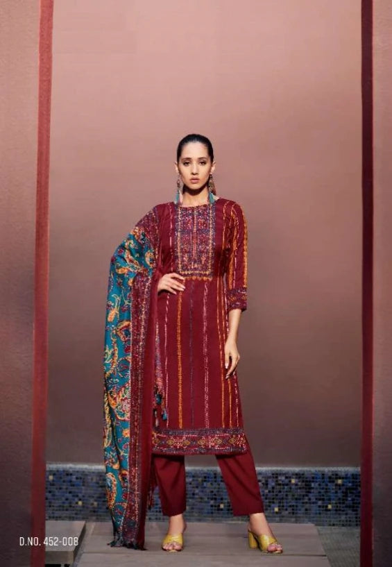 Pashmina Dress Material (Unstitched Salwar Suit)
