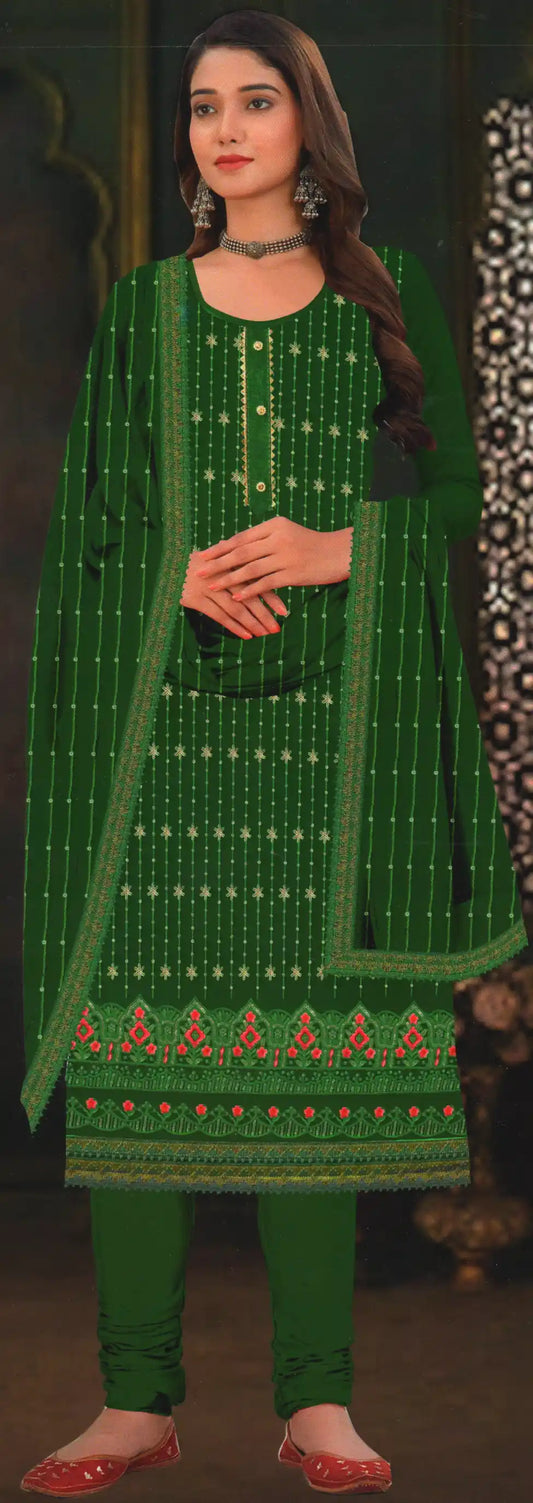 Silk Dress Material (Unstitched Salwar Suit)