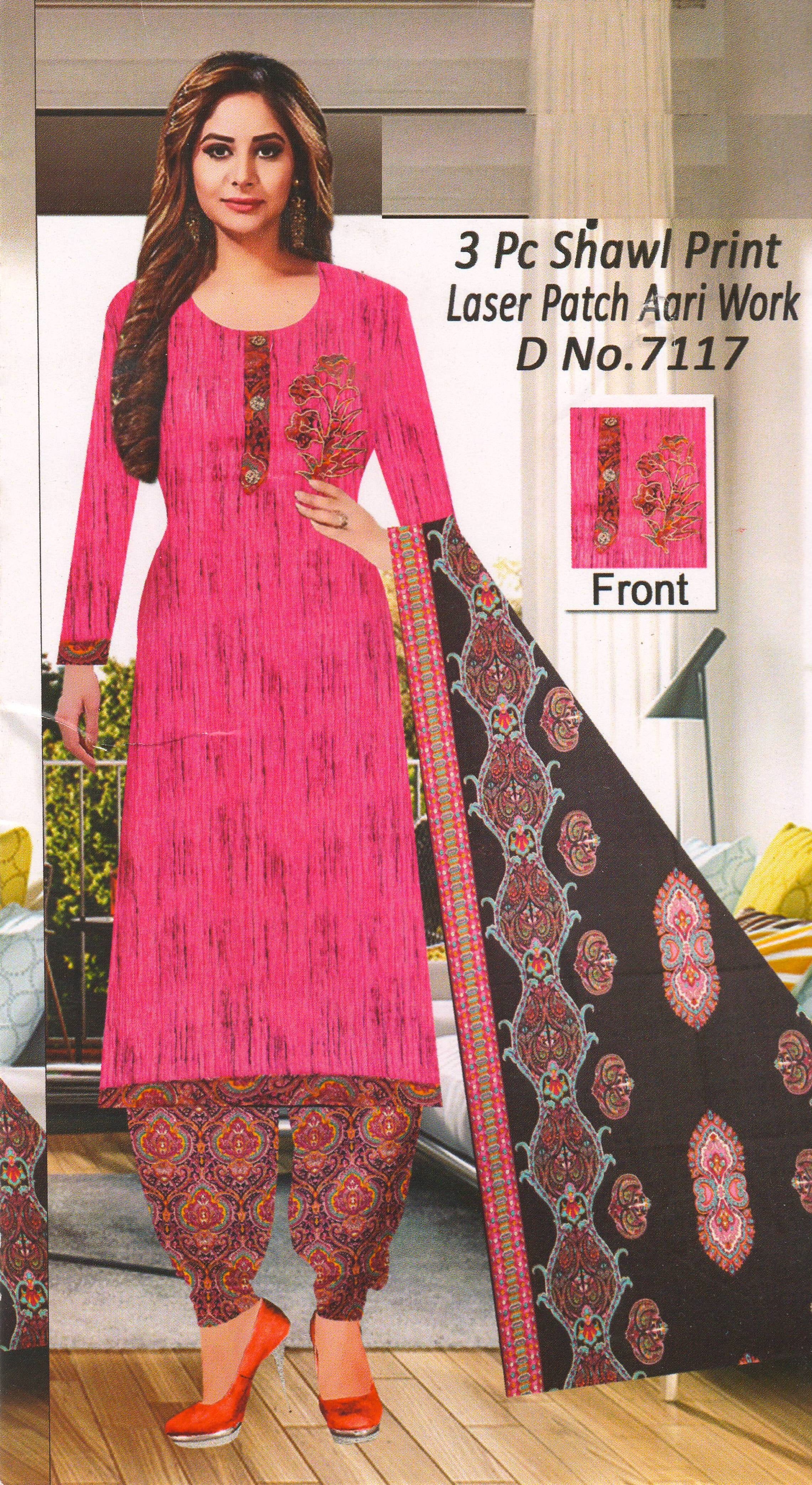 Pure Cotton Unstitched Salwar suit Dress material