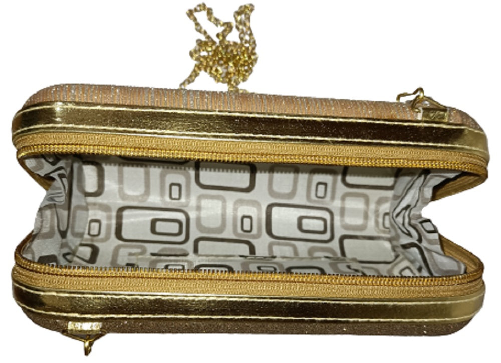 Buy Rose Gold Pearl Clutch bag – Odette