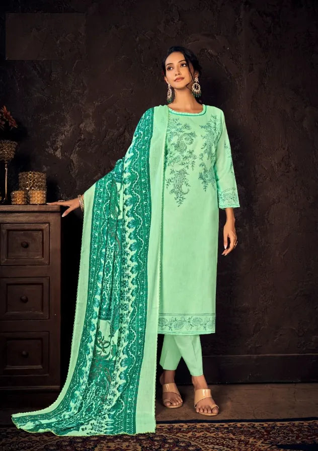 Cotton Dress Material ( Unstitched Salwar Suits)
